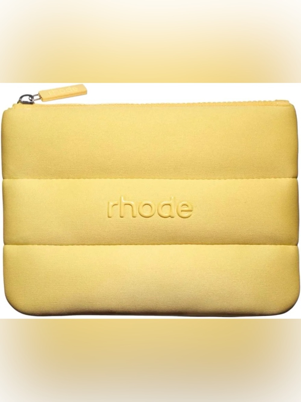 RHODE Yellow bubble bag